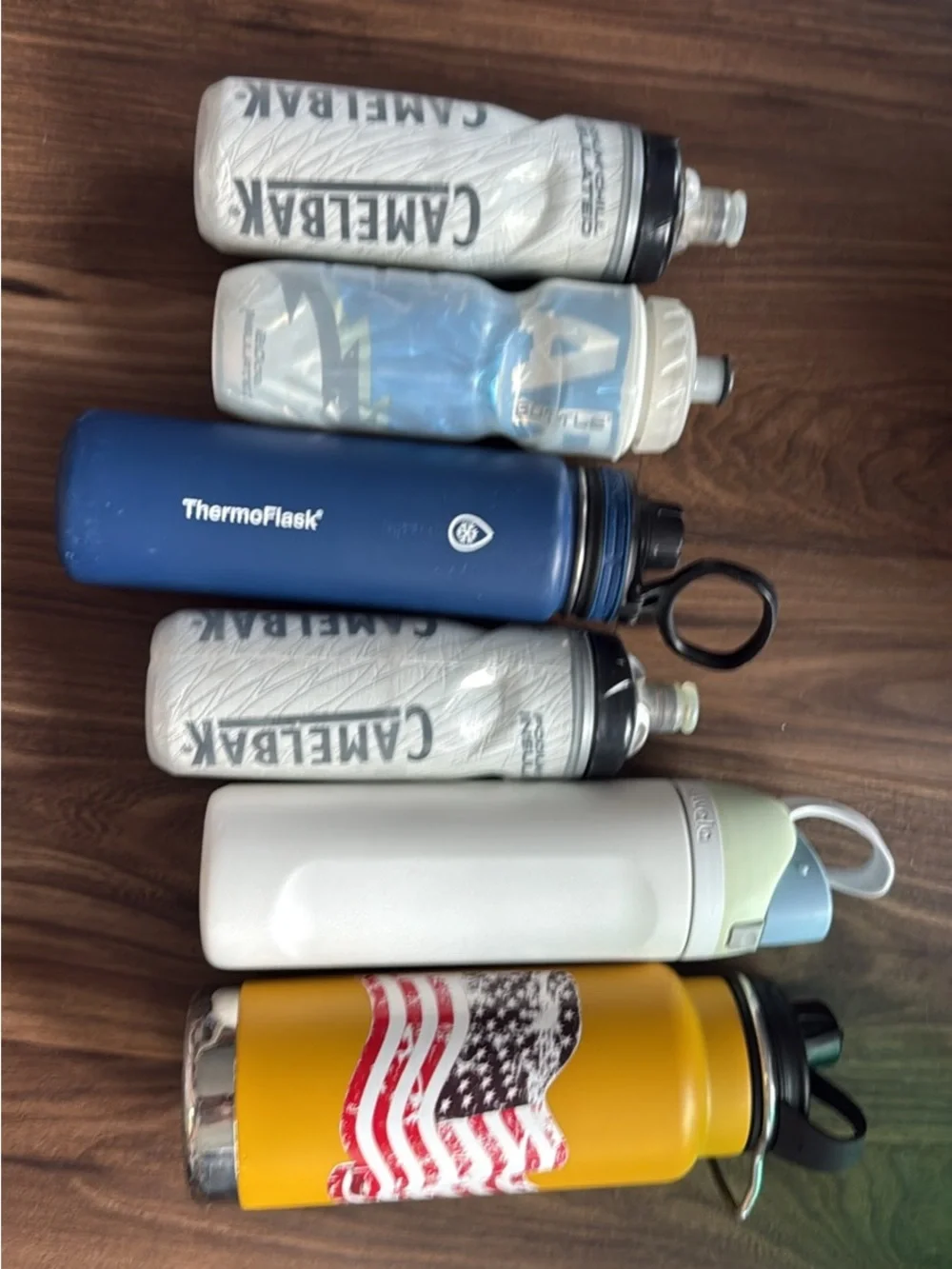 A variety of water bottles - all in good condition